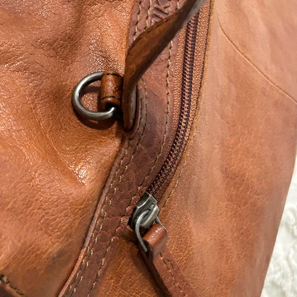 Spikes & Sparrow two tone Brown Leather Purse Handbag - Picture 12 of 16